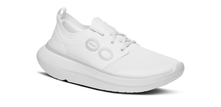 Zapatilla para hombre OOFOS OOMY Stride Blanco/Blanco