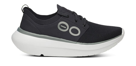 Zapatilla para hombre OOFOS OOMY Stride Negro/Blanco