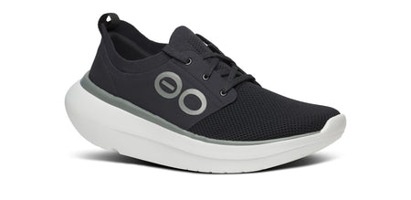Zapatilla para hombre OOFOS OOMY Stride Negro/Blanco